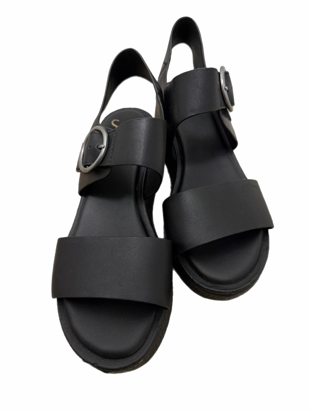 Sofft Black Women's Slingback Buckle Sandals size 8M
